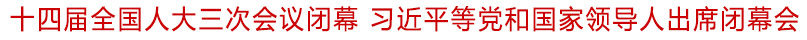 十四届全国人大三次会议闭幕 习近平等党和国家领导人出席闭幕会.jpg